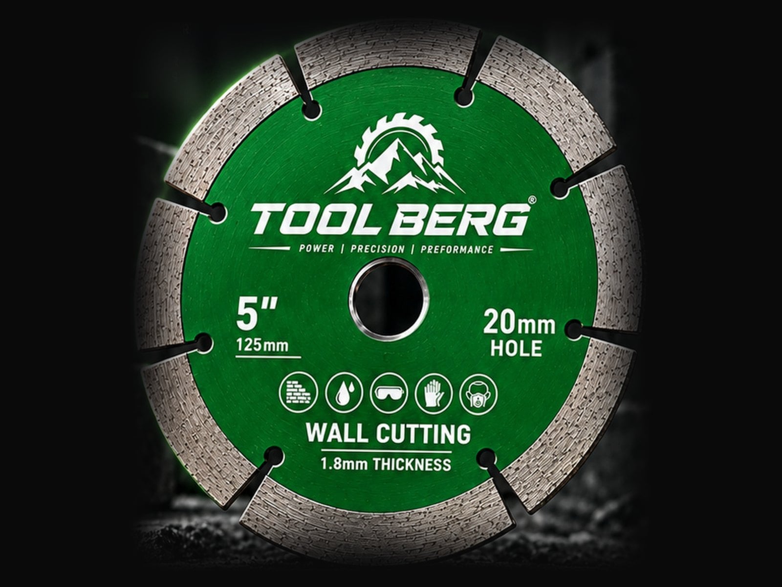 125 mm diamond wall-cutting blade