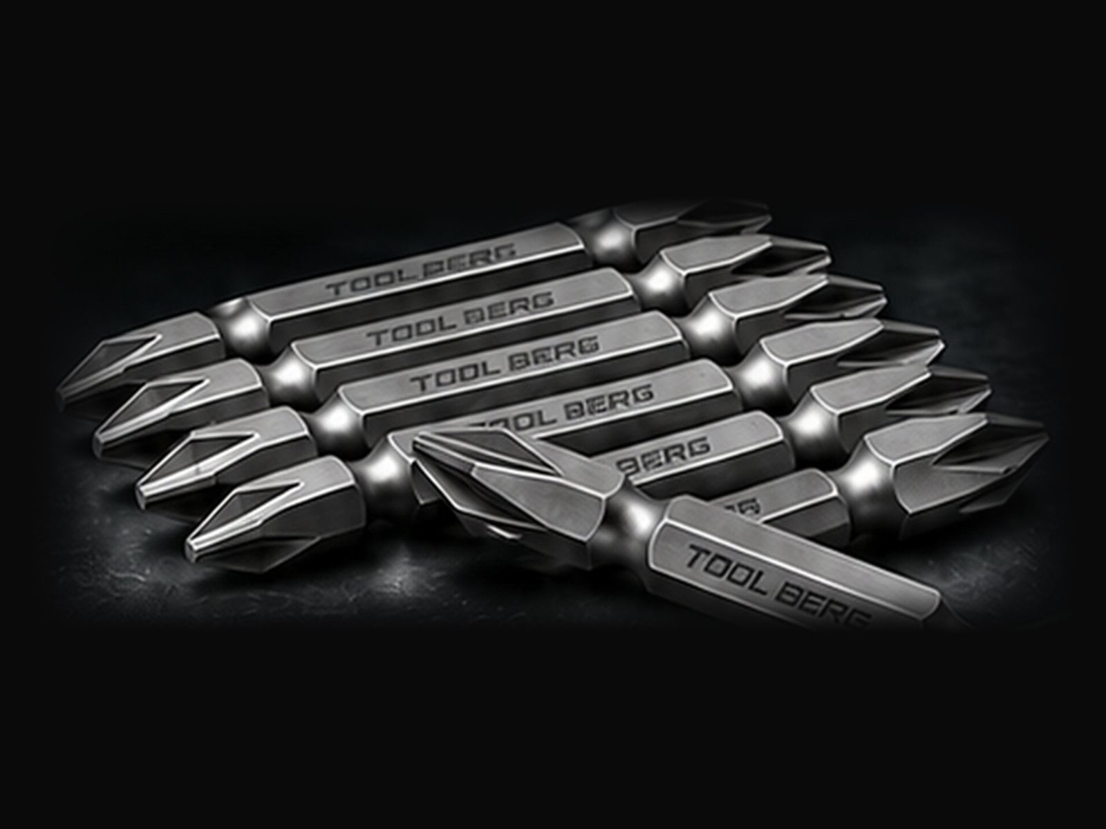 A set of Tool Berg double-ended PH2 screwdriver bits